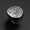 Punk Stainless Steel Tree of Life Ring Viking Amulet for Men Fashionable Jewelry Classic Male Accessory