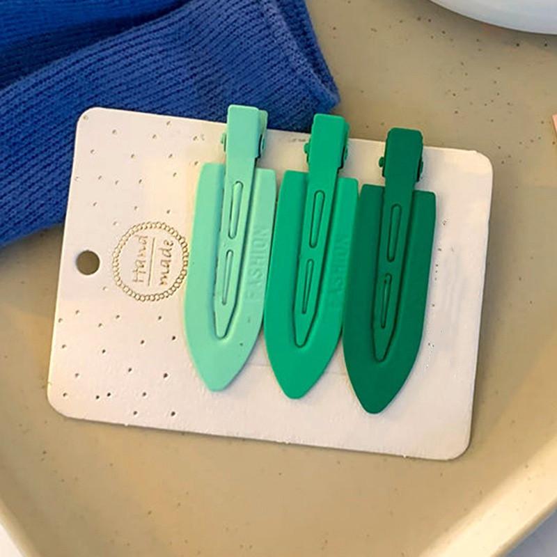 2/3/4 יחידות פשוט סאקורה ורוד קליפ שיער ללא תפרים סדין אצטט לנשים ללא כיפוף פוני קליפ סיכות ראש סיכות שיער כלי לעיצוב שיער