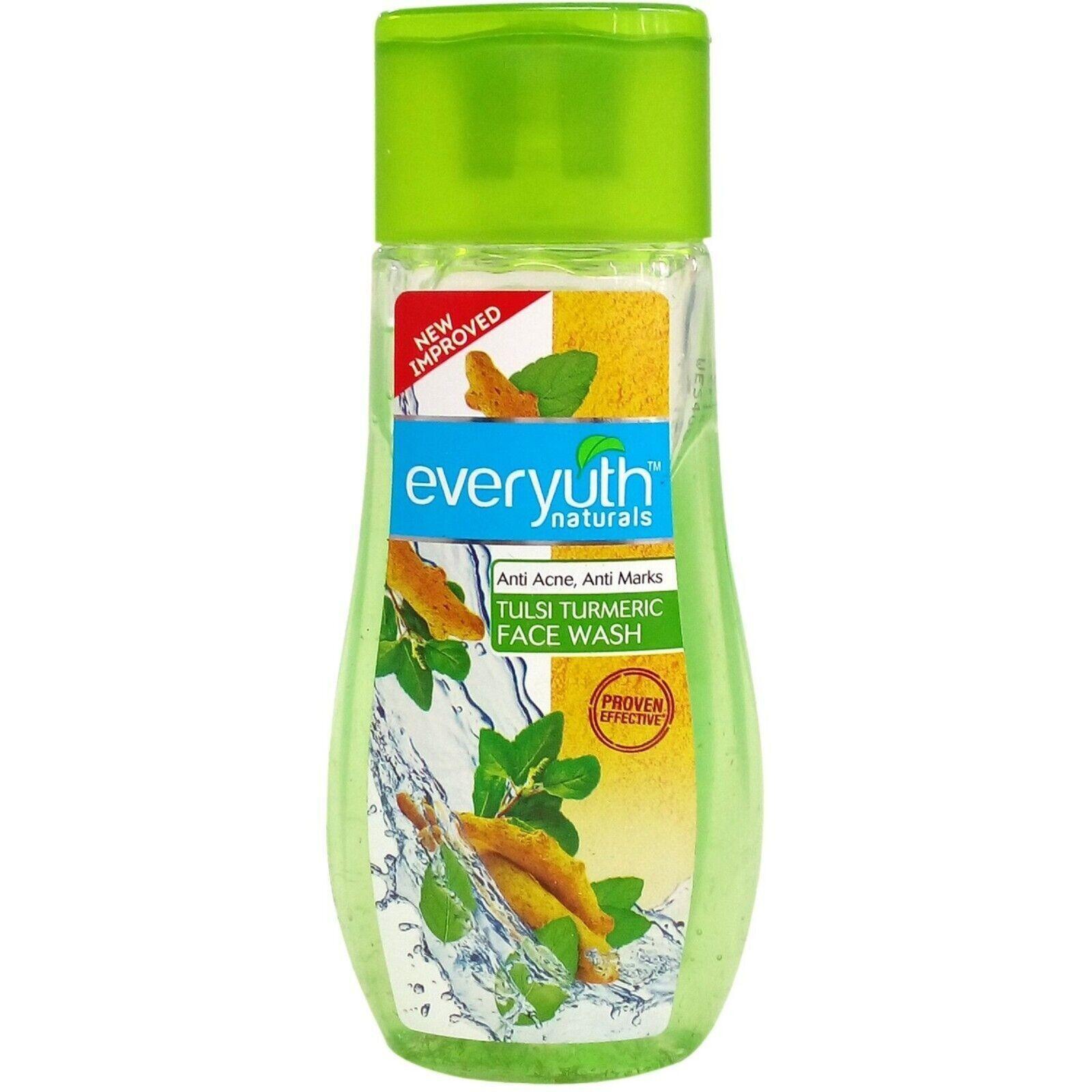 Everyuth Гель для умывания - Тулси и Куркума 100 г FN24