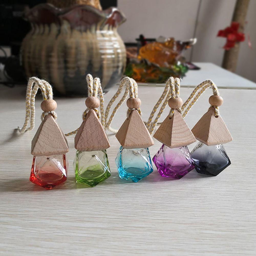 Clear Interior Empty Bottle Air Freshener Car Perfume Pendant Car Fragrance Perfume Hanging