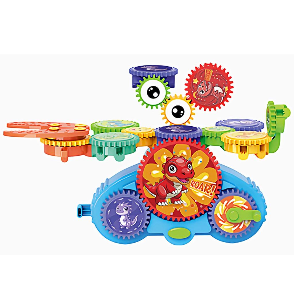 Electric Building Variable Gear Spinning Educational Toys