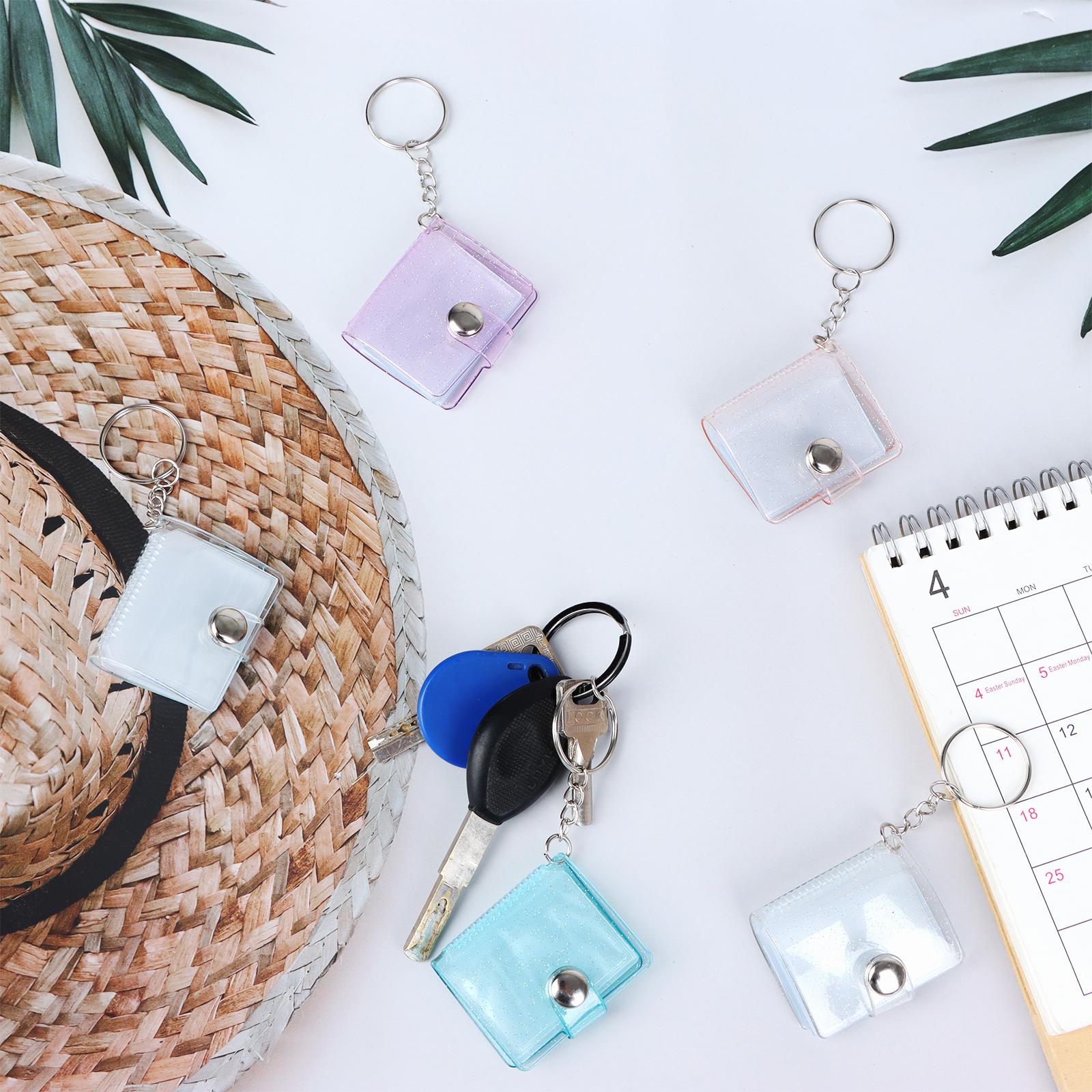 

5 шт. Мини-брелок для фотоальбома для фотографий, брелок для фотоальбома 1 дюйм