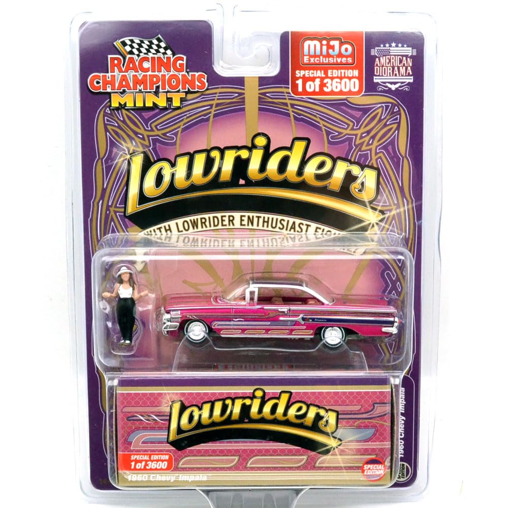 RACING CHAMPIONS 164 Scale MiJo Limited Edition LOW RIDERS - 1960 CHEVY IMPALA