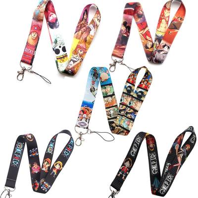 Multi-color Pirate Cartoon Lanyard: Phone, ID Card, Keychain Pendant Accessory