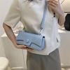 Trendy Pu Leather Small Square Shoulder Bag For Women In Versatile Street Style