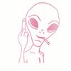 HungMieh Car Stickers Funny Alien Personality Ufo Decals Laser Vinyl Sticker Car 3D Car Styling Decoration 10.3X15cm