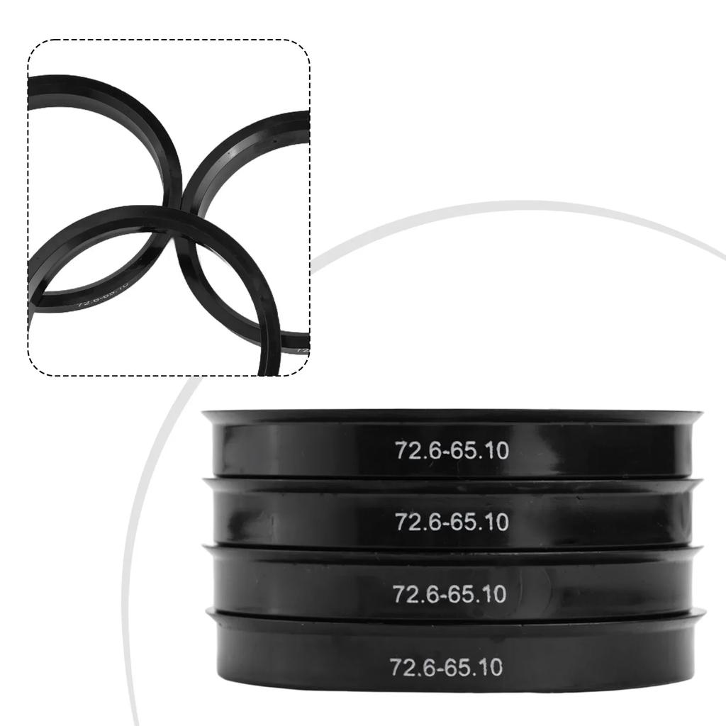 Für Transporter T5 Hub Ringe Für BMW Hub Zentrierringe Für Fahrzeug Räder ID 72,6mm Problemlose Installation Aluminium Legierung