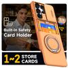 WEFOR Rugged Case for Samsung Galaxy S26 S25 S24 S23 S22 Ultra with Card Holder Wallet Kickstand Slide Camera Cover Shockproof
