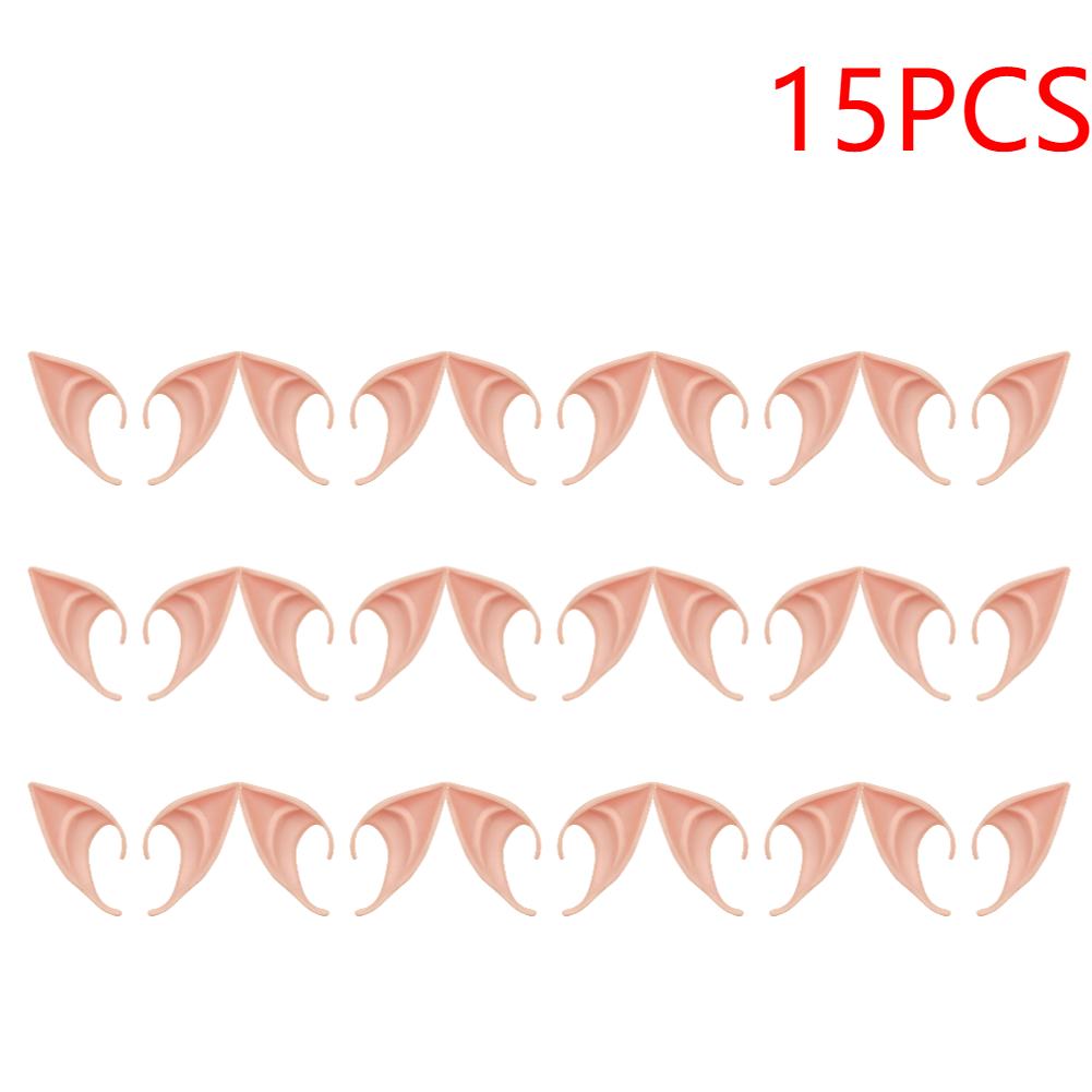 1-20pair Mysterious Angel Elf Ears Artificial Latex Ears for Halloween Decor Fairy Cosplay Costume Masquerade Accessories