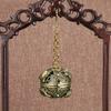 Incense Burner Car Home Pendant Hollow Brass Sachet Ball Antique Fragrance Ball with Hollowed Home