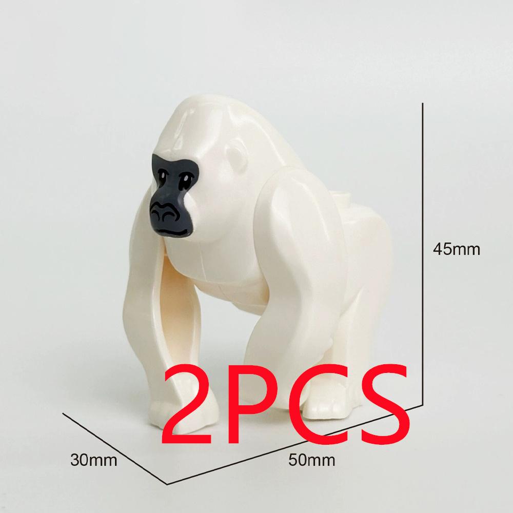 City Zoo Farm Building Blocks Model Character Accessories Animal Giraffe Elephant Elephant Wolf Dolphin Mini Brick Toy Gift X052
