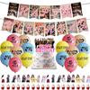 36Pcs Twice Singer Party Supplies Including A Banner, Cake Toppers, Balloons