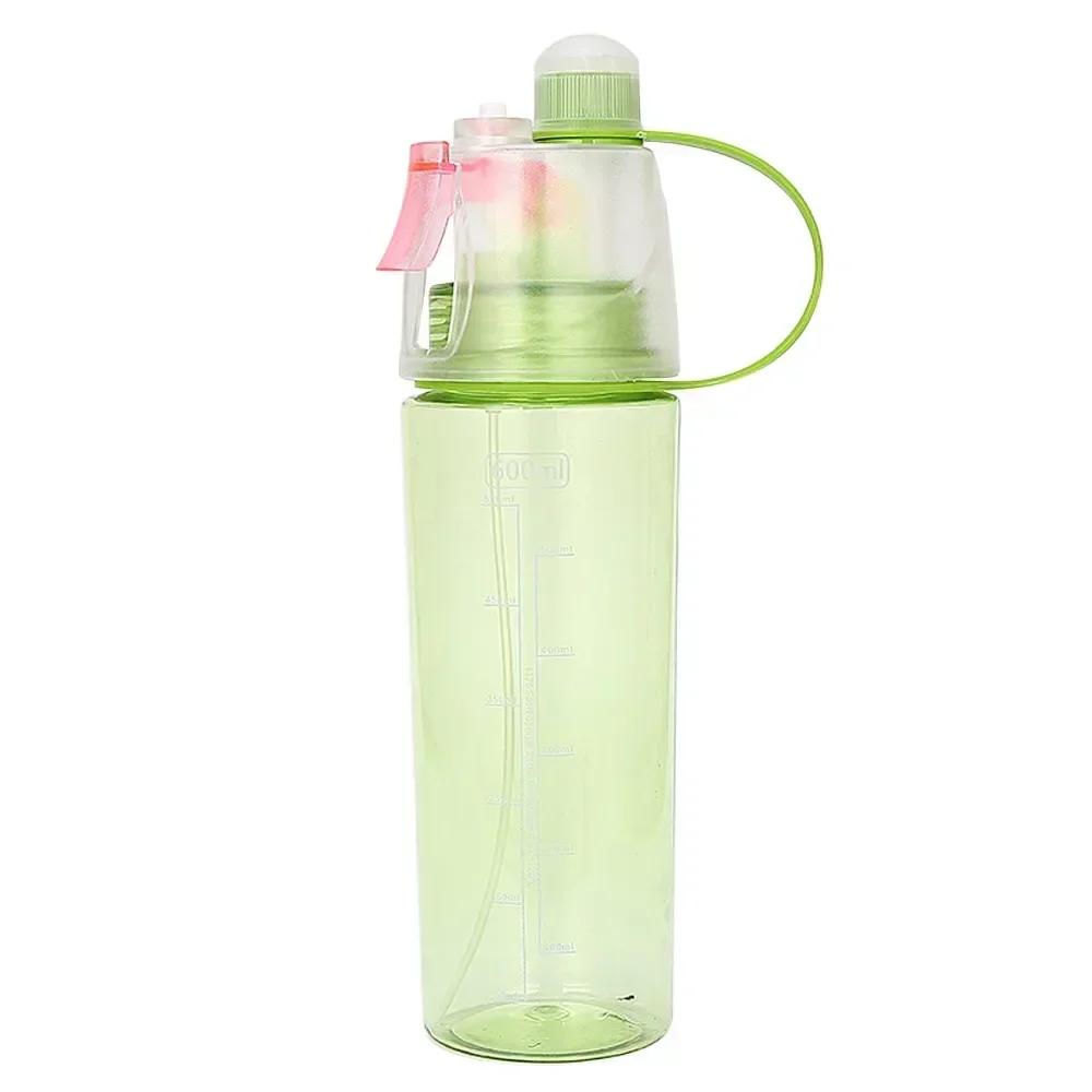 Newest Sports Spray Cup Plastic Cool Summer Sport Bottle Portable Climbing Outdoor Bike Shaker Water Bottles