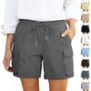 Pantalon d'entrejambe pour femme avec poches, Pantalon d'entrejambe ample et décontracté, Pantalon cargo léger élégant pour femme, Convient pour la randonnée