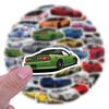 10/30/60pcs  Retrofit Racing Car Graffiti Stickers Waterproof Decals DIY Luggage Scrapbook Suitcase Cool Cartoon Sticker Pack