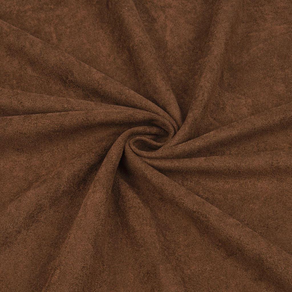Mongolian Velvet Suede Flock Fabric for Clothing, Bags, Shoes, Sofa Cushions
