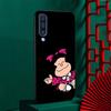 Cute Mafalda Case for Samsung Galaxy A10s A50 A50s A02s A03s A20 A30 A20e A70 A70s A20s A30s A10 A40 A04 A04s Black Phone Cover