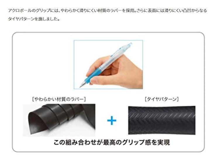 Pilot Acro 1000 Ballpoint Metallic of Oil-Based Pen, 0.5mm, Gray, BAC-1SEF-MGY (Pack 3)