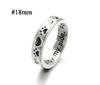 Vintage Starry Sky Gem & Diamond Carved Ring Set - 11 Pieces