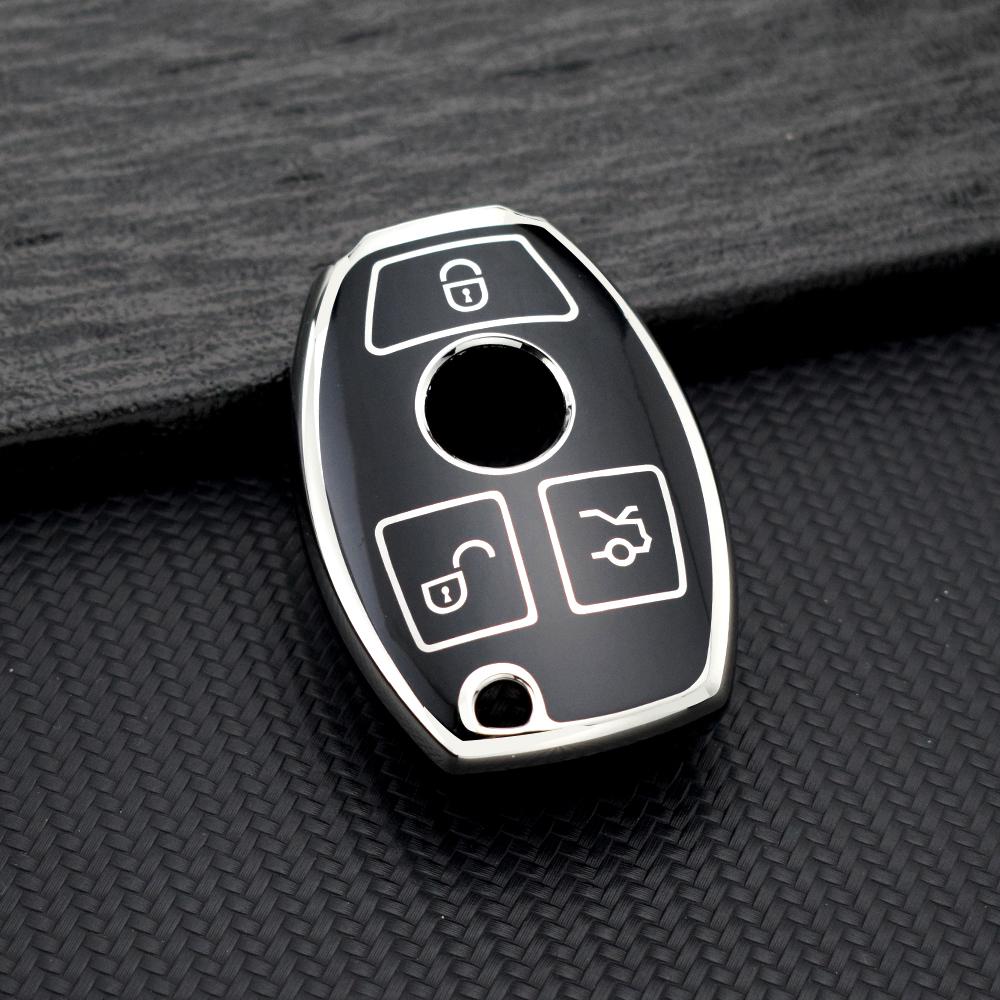 

Soft TPU Car Key Case for Mercedes-Benz C E A S Class GLC GLA GLS GLK CLS CLA W205 W204 W212 W221 W176 W463 Key Cover Keychain