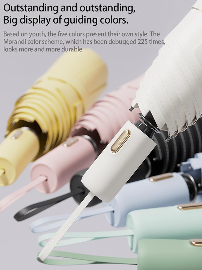 1 New Travel Umbrella With Windproof Large Ribs Reinforced With Fiberglass Ribs That Automatically Open And Close