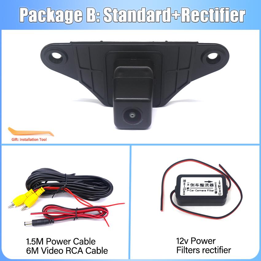 140° HD 1080P Car Rear View Camera For Asia Toyota Land Cruiser Prado 2010-2014 Night Vision Reverse Reversing High quality RCA