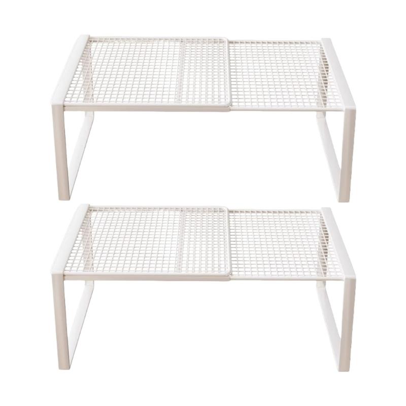 Modern Wardrobes Shelf Organizers With Nonslip Design Space Efficient Metal Storage Rack For Home Use