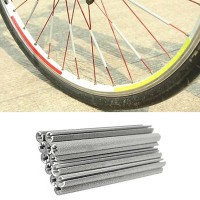 12 pezzi di strisce riflettenti per raggi di cerchioni di biciclette