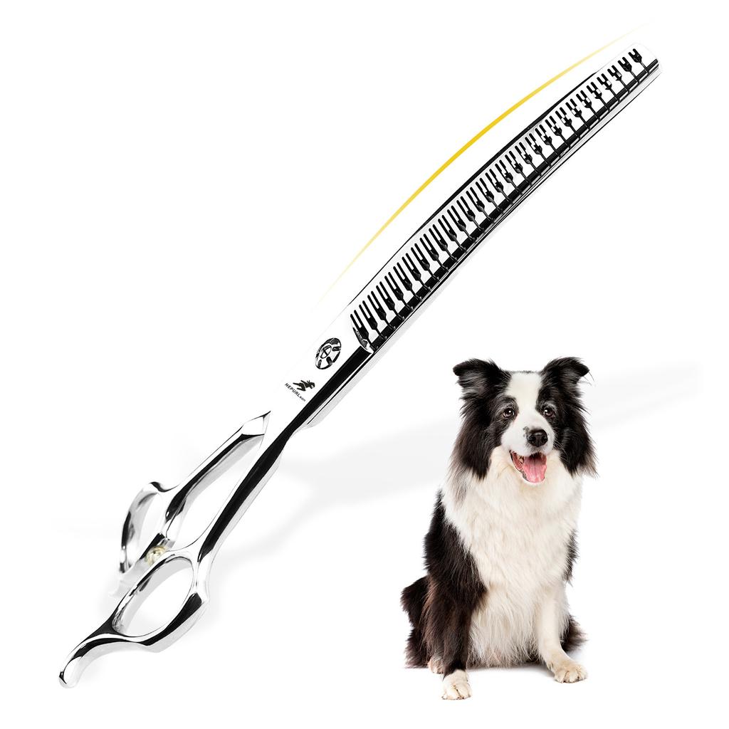 7.0 Inch Curved Tooth Scissors, Curved Natural Scissors, Curved Scissors, Pet Trimming Scissors, Thin Scissors Professional-Grade Pet Division Special