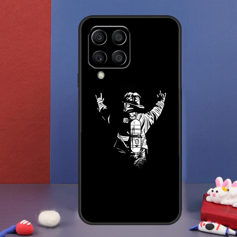 Fireman Firefighter Case For Samsung Galaxy M32 M52 M12 M16 M14 M54 M13 M33 M53 M56 M36 M31 M11 M35 M55 M15 M06