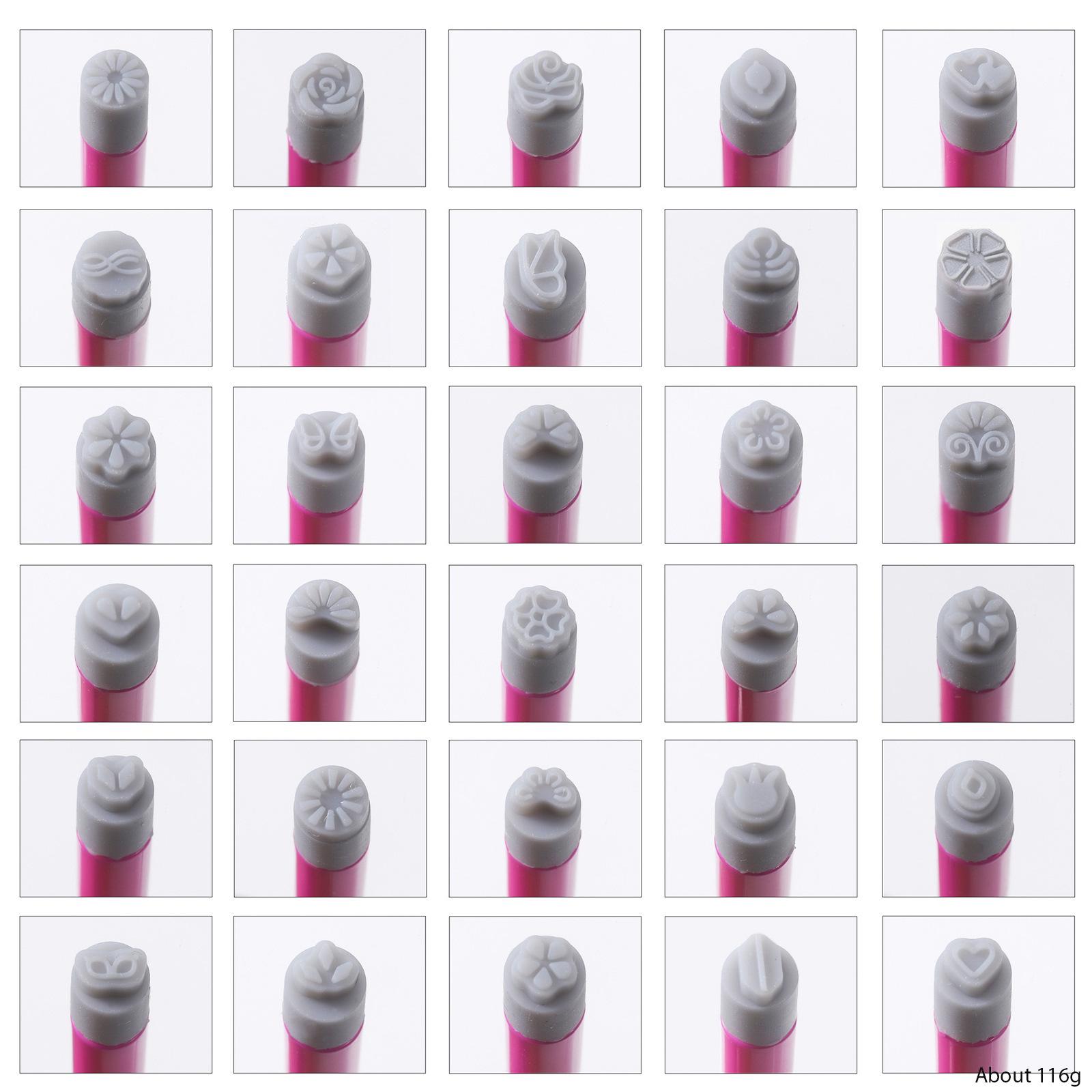 

Набор ручек для стемпинга для нейл-арта - Идеально для салонов маникюра