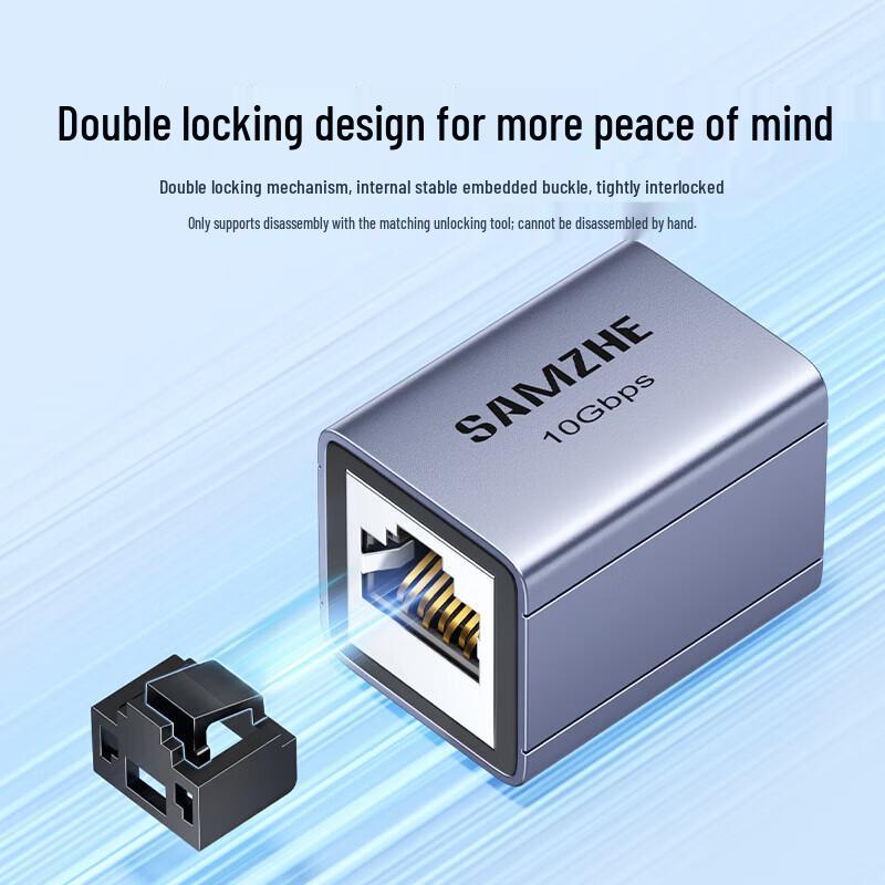 SAMZHE RJ45 Network Port Lock & Blocker Kit