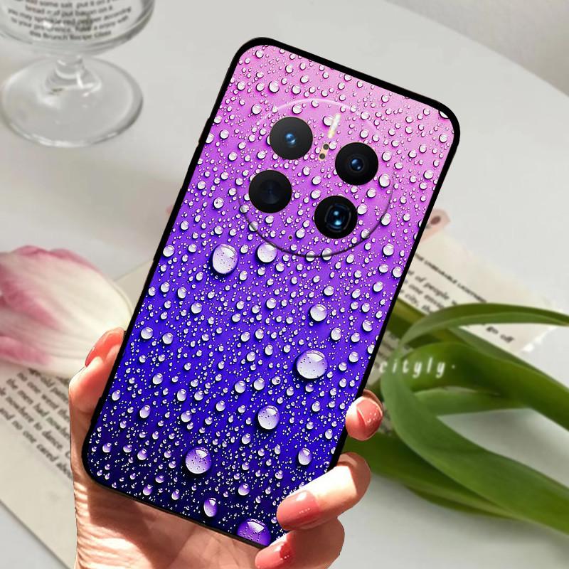 For Huawei Mate 50 Pro Case Cover Soft TPU Painted Funda Cases For Huawei Mate 50 Pro Cover Silicone Mate50 Pro 50Pro 50E Coque