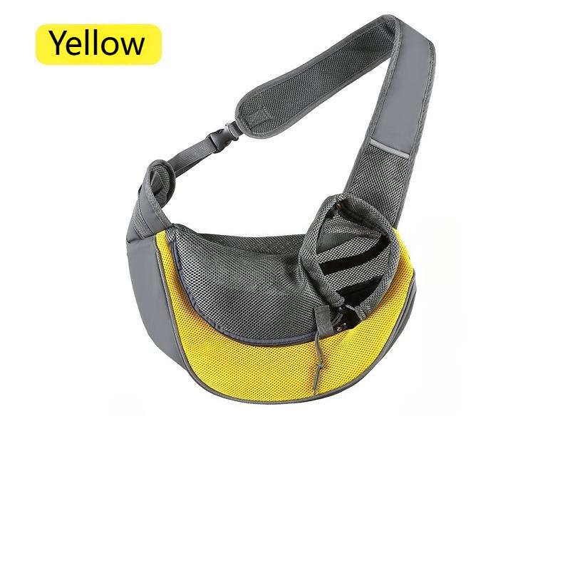 Portable Mesh Pet Carrier Sling Bag for Small Dogs Cats Pomeranian Teddy Breathable Shoulder Riding Summer