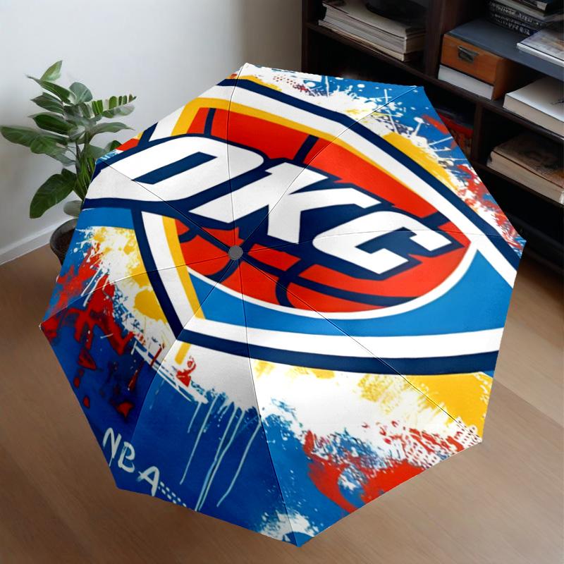 Oklahoma Sports Team Umbrella 8-Frame for Travel, Camping, Casual Lightweight Portable Umbrella, Essential for Every Family Holidays Gift