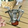 Portable Camping Gas Stove Stainless Steels Mini Lightweight Gas Stove Burner for Outdoor Backpacking Hiking