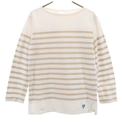 Made In France 7 Minutes Sleeve Boat Neck Basque Shirt 3 Men's Used