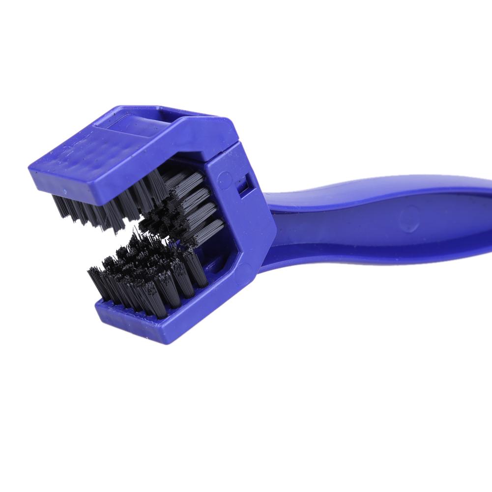 Motorcycle Mountain Bike Bicycle Scooter Double-end Chain Cleaning Brush Cycle Chain Detailing Brush Motorbike Chain Clean Tool