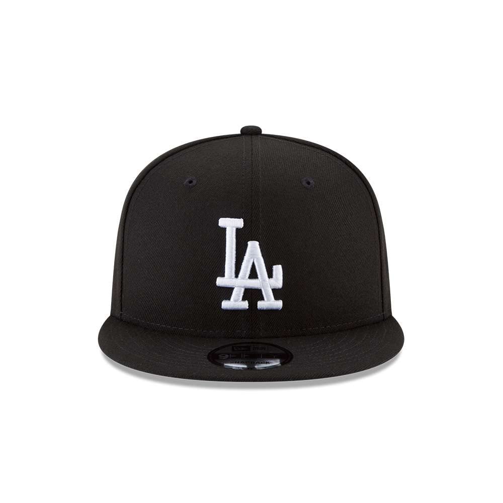 New Era 950 Los Angeles Dodgers Basic Snapback Hat Cap (Black/White) Men's