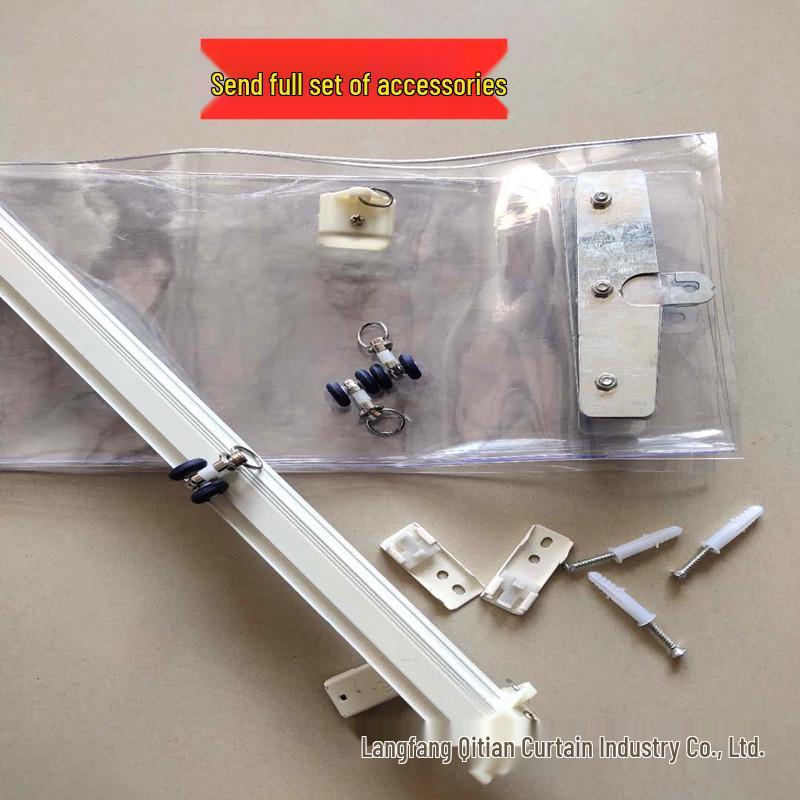 Transparent PVC Soft Door Curtain - Sliding, Foldable, Insulates, Windproof, Waterproof, Dustproof