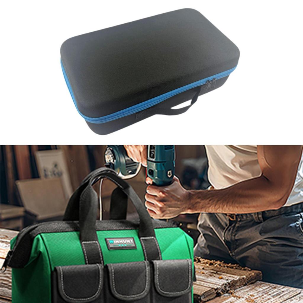 Electric Drill Accessories Bag Carrying Case Hard 36x20.5x11 Cm Waterproof Tool Storage