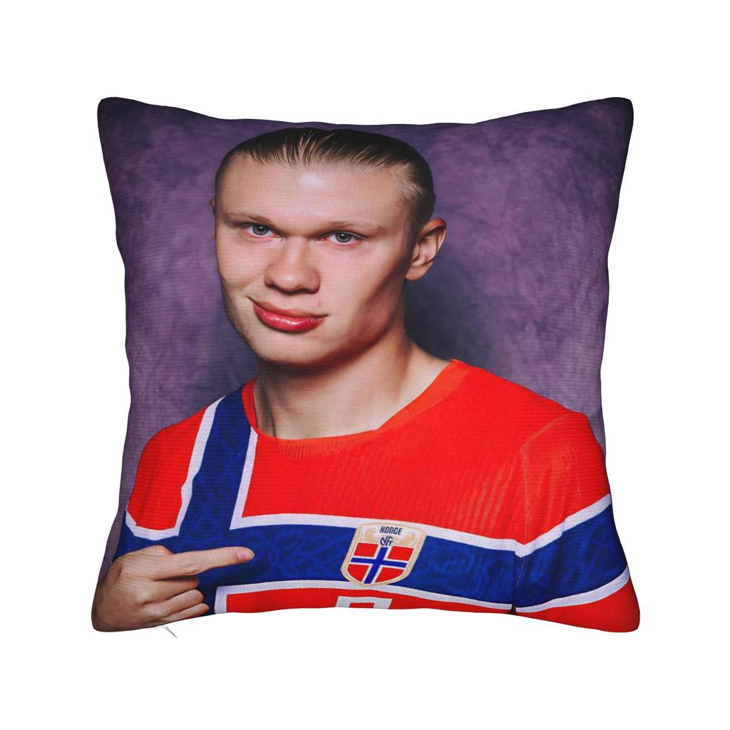 Decorative Pillowcases Haalands  Accessories Home Football Pillow Case Cover Square Style Multi Size