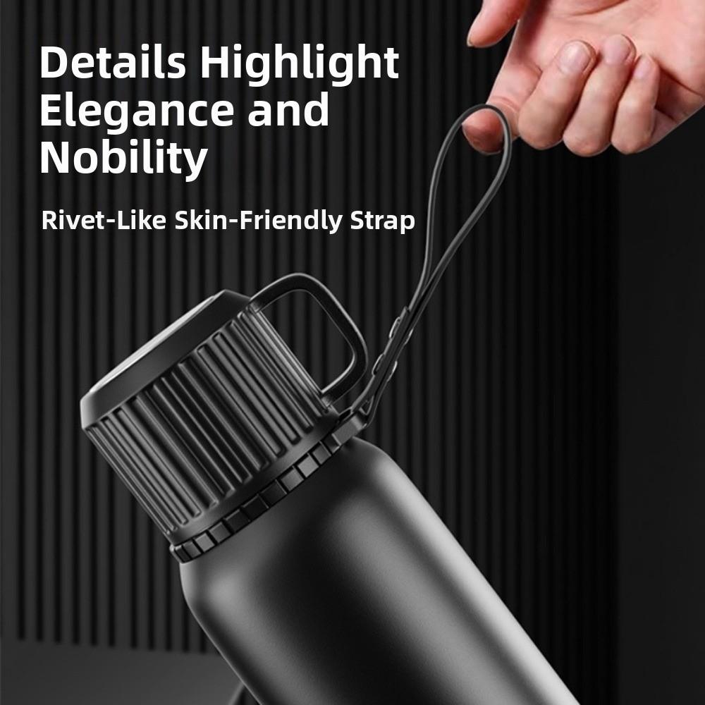 Stainless Steel Thermos Water Bottle 600/800/1000ML Thermos Tumbler Portable Coffee Cup  Sports