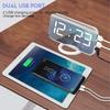 LED Multifunctional Mirror Desktop Automatic Photosensitive Electronic Clock