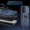 Luxury Armor Shockproof Case For VIVO Y16 Y22 Y22S Y33S Y35 Y56 Y200 S16 Pro S16E T1X Soft Bumper Car Magnetic Ring Phone Cover