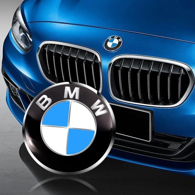 74/82mm Car Logo Badge for BMW X1 X2 X3 X4 X6 F48 G07 E84 E83 F39 F10 F12 G11 G86 G80 G60 E60 E46 Card Foot Style Logo.