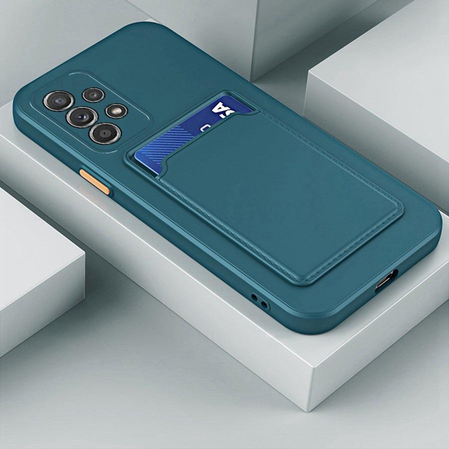 Wallet Card Holder Slot Back Soft Silicone Case For Samsung Galaxy S26 A37 A57 S25 S23 S24 A26 A36 A56 A25 A14 A54 A32 A35 A55 5G A17 A16 A06 Cover