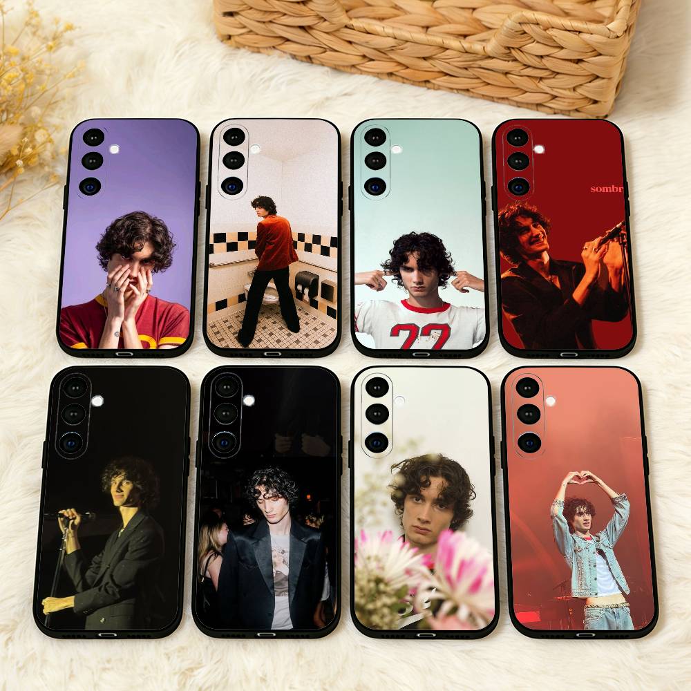 B-Back to F-Friends Vocal Sombr Phone Case For Samsung A73,A21s,A22,A31,A32,A52,A53,A71,A80,Soft Black Shell