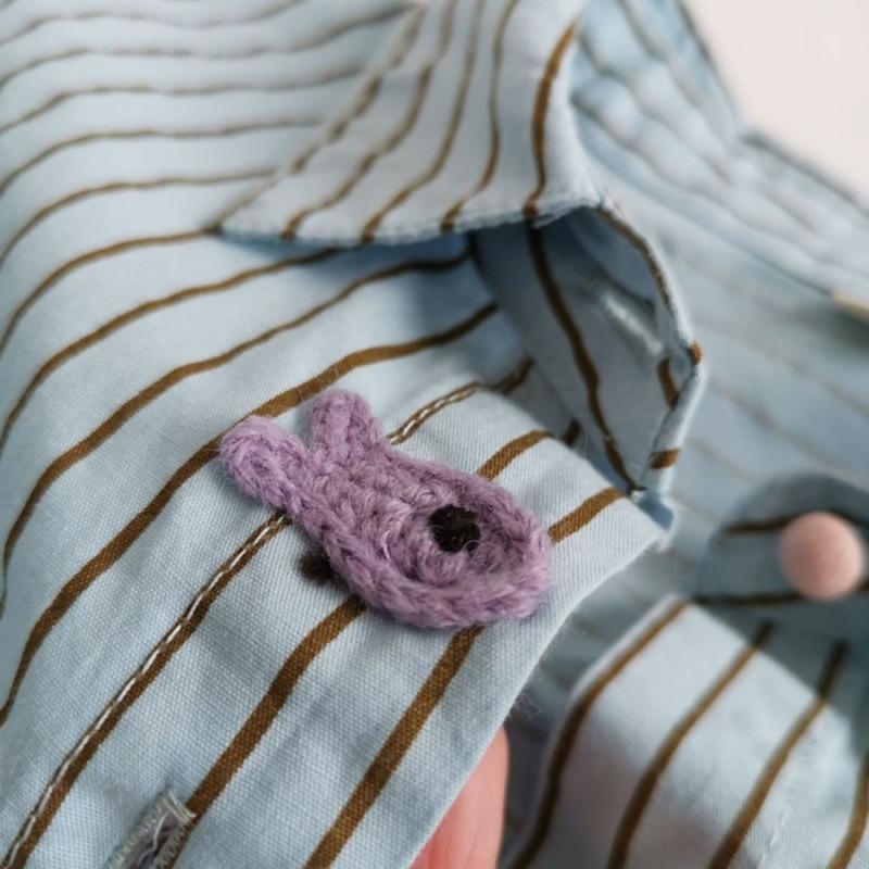 Embroidered Korean Vertical Striped Cotton Long-sleeved Design Versatile Shirt Women Autumn New