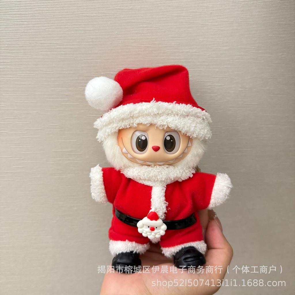 Labubu Christmas Doll Clothes Set for First, Second, and Third Generation Dolls